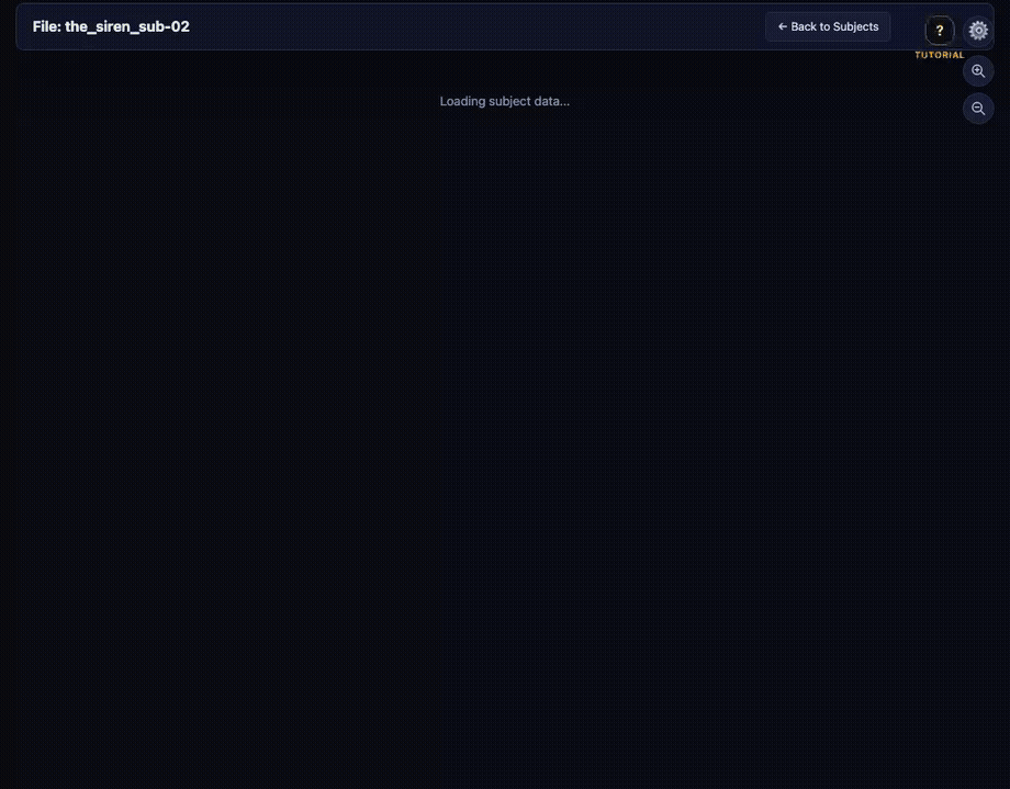 Animated tour of the recall matching interface